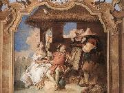 TIEPOLO, Giovanni Domenico Angelica and Medoro with the Shepherds china oil painting reproduction